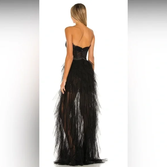 Bustier Ruffled Gown - Picture 2 of 3